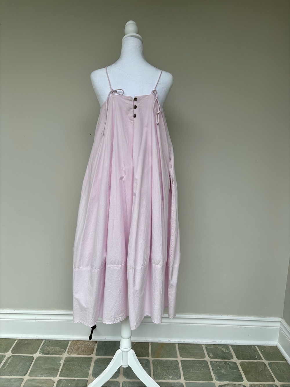 Free People Light Pink Spaghetti-Strap Maxi Dress - Picture 3 of 7